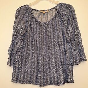 Michael Kors stripped large shirt